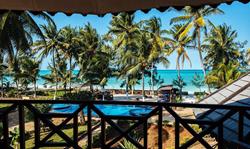 Arabian Nights Suites - Zanzibar. Sea View Suite first floor pool view.